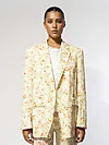 Veste Oversized Crêpe Marocain Imprimé