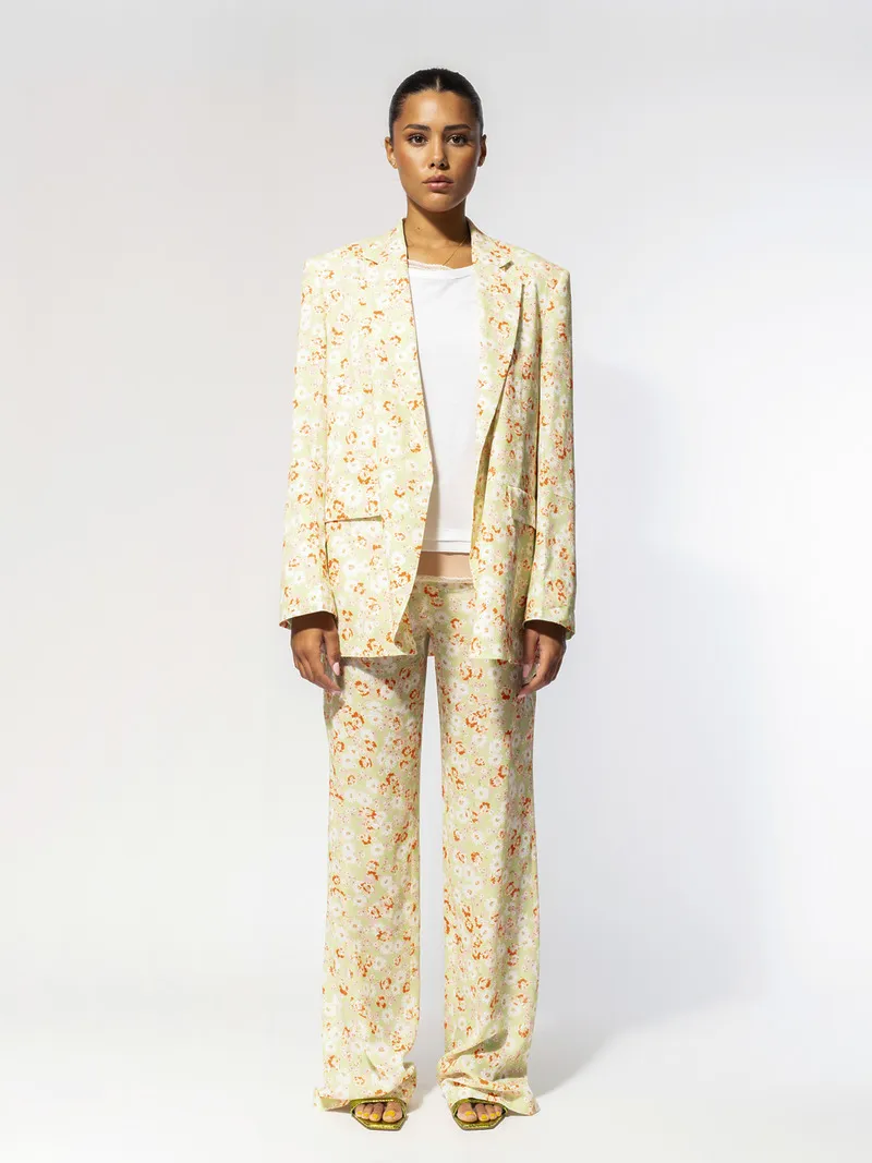 Veste Oversized Crêpe Marocain Imprimé – Image 2