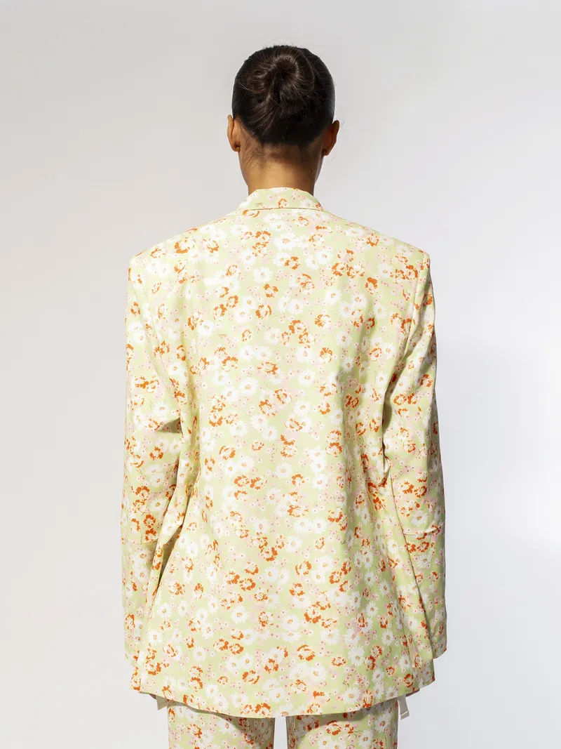 Veste Oversized Crêpe Marocain Imprimé – Image 4