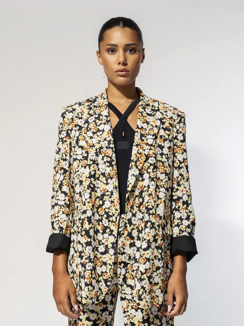 Veste Oversized Crêpe Marocain Imprimé – Image 8